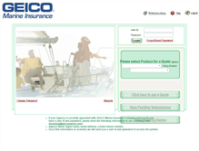 Tablet Screenshot of login.seaworthyinsurance.com